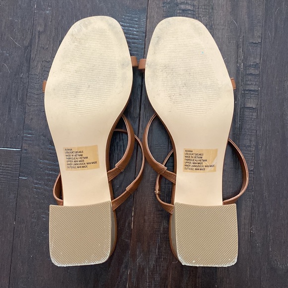 Just Fab Cognac heeled sandal - Picture 5 of 5